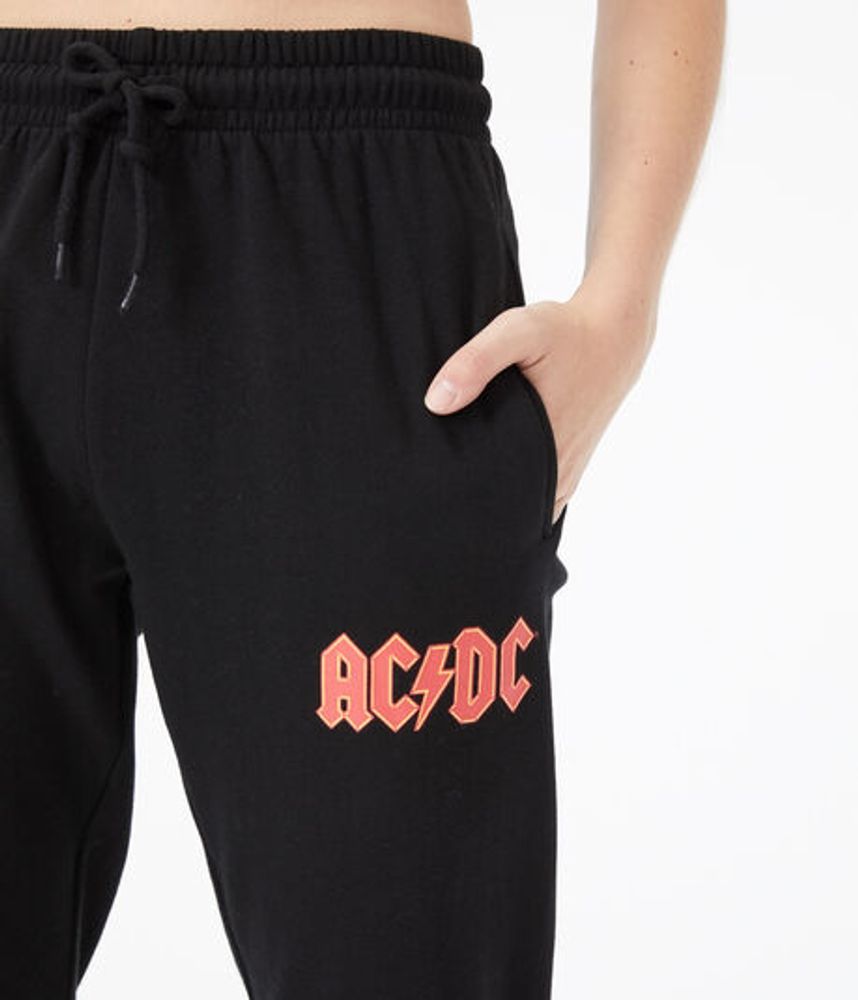 AC/DC High-Waisted Cinched Sweatpants