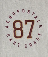 Aeropostale 87 Appliqué Graphic Tee