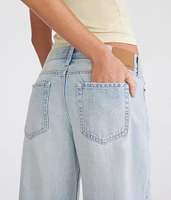 Super Low-Rise Ultra Wide Leg Jean