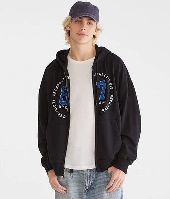 Aeropostale 87 Circle Full-Zip Hoodie