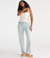 Curvy High-Waisted Baggy Jean