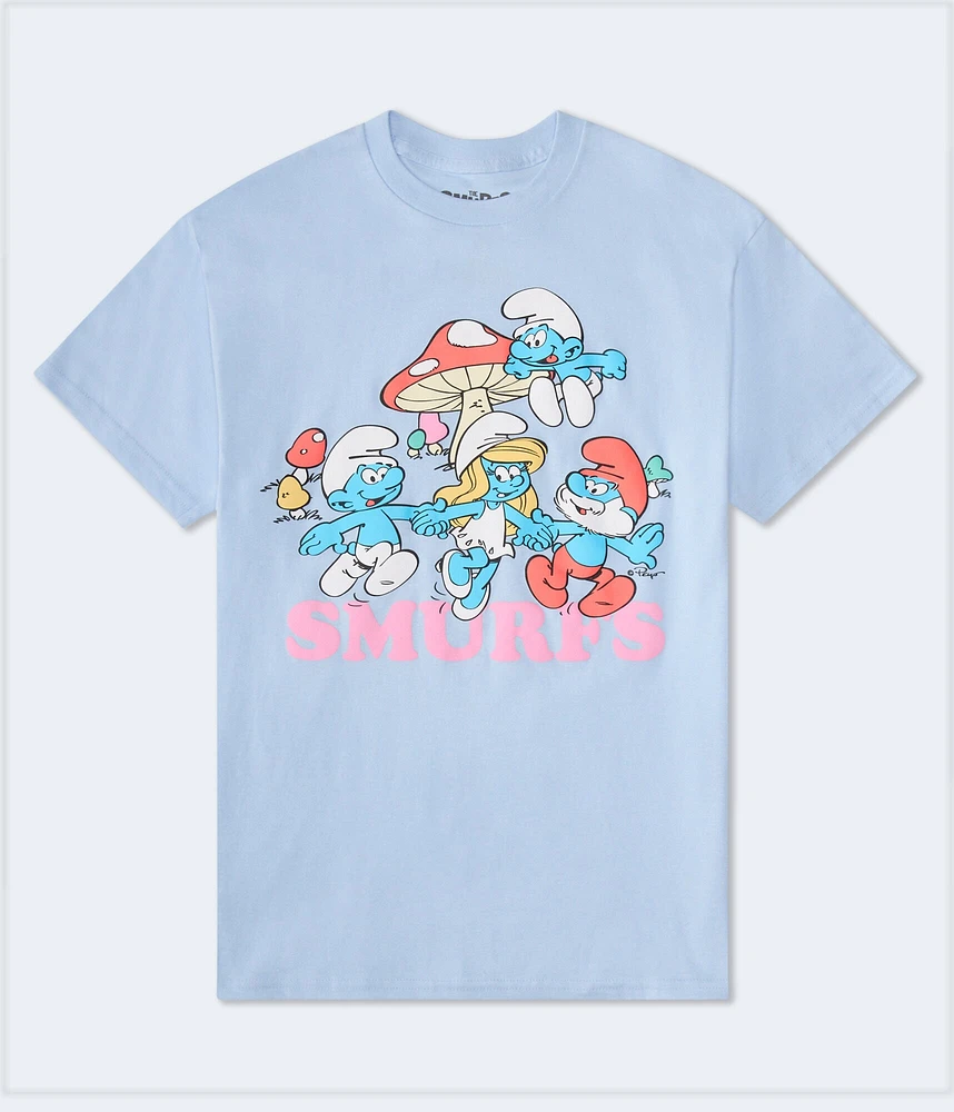 The Smurfs Oversized Graphic Tee