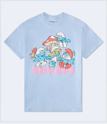 The Smurfs Oversized Graphic Tee
