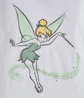 Tinkerbell Sketch Oversized Graphic Tee