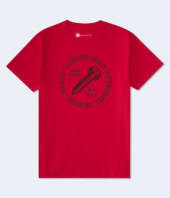 Aeropostale Screw Logo Graphic Tee