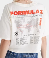 Formula 1® World Tour 2025 Cropped Graphic Tee