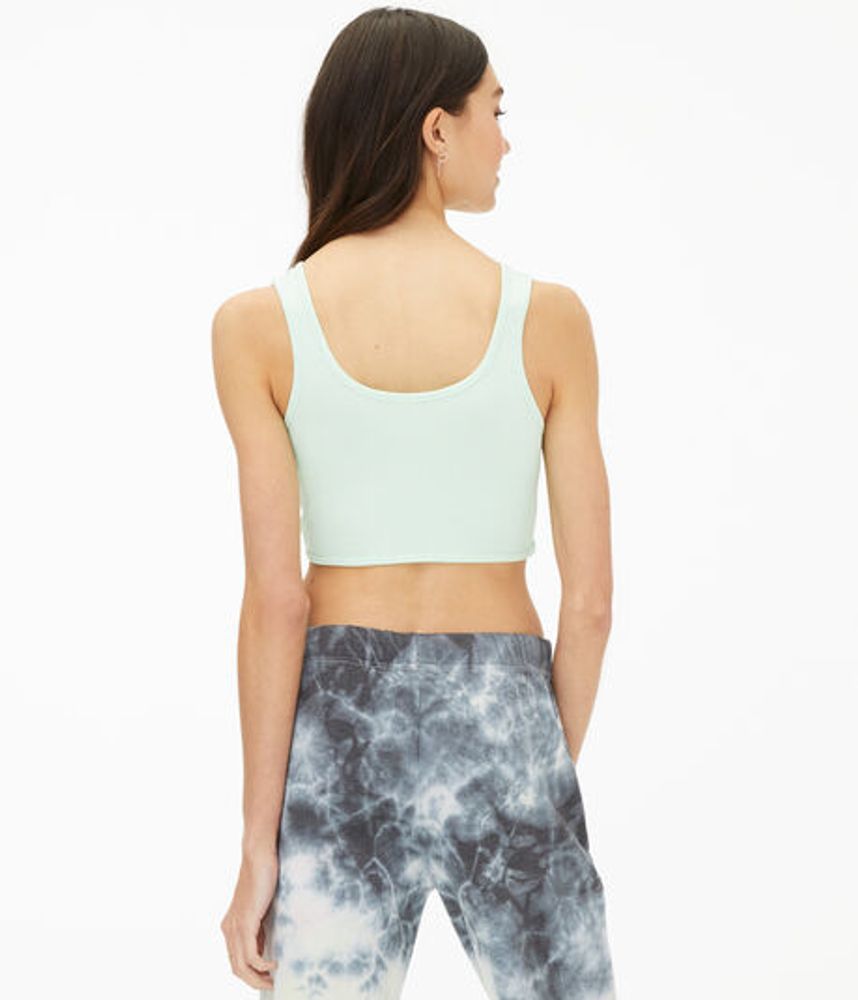 Aeropostale Women's Seamless Tie-Dye Sports Bra, Grey Tie Dye