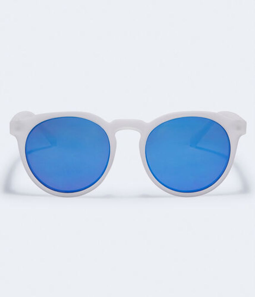 Frosted Round Sunglasses