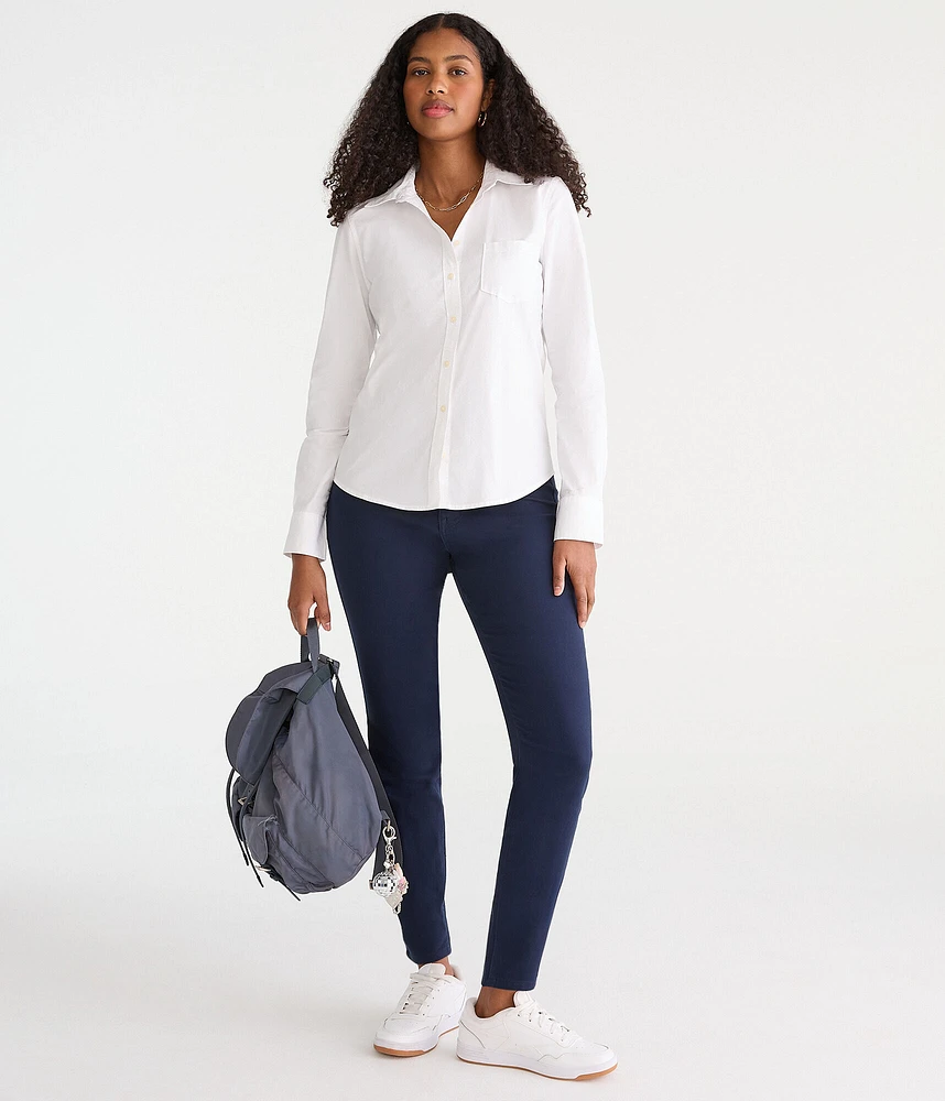 Curvy Seriously Stretchy High-Waisted Uniform Jeggings