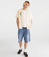 Short Sleeve Monte Carlo Linen Camp Shirt