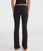 NY Mid-Rise Fold-Over Flare Leg Pants