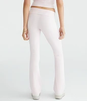 Los Angeles Mid-Rise Fold-Over Flare Leg Pants