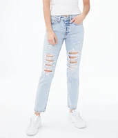 Real Denim Low-Rise Boyfriend Ankle Jean