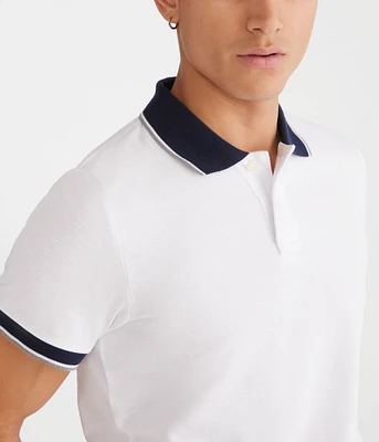 Contrast Tipped Piqué Polo