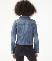 Seriously Stretchy Medium Wash Denim Jacket
