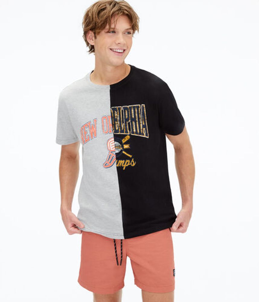 New Orleans Philadelphia Sport Split Graphic Tee
