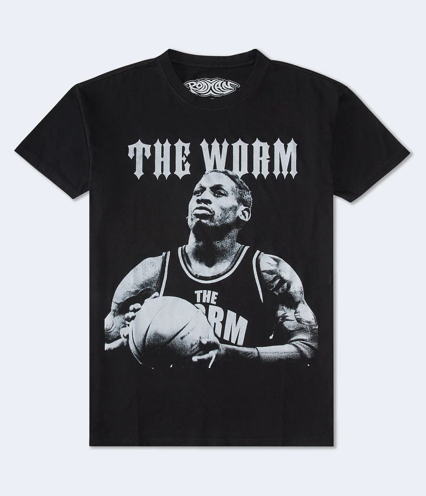 Rodman The Worm Relaxed Graphic Tee