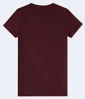 Aero New York Ribbon Flocked Graphic Tee