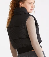 Lightweight Cropped Puffer Vest