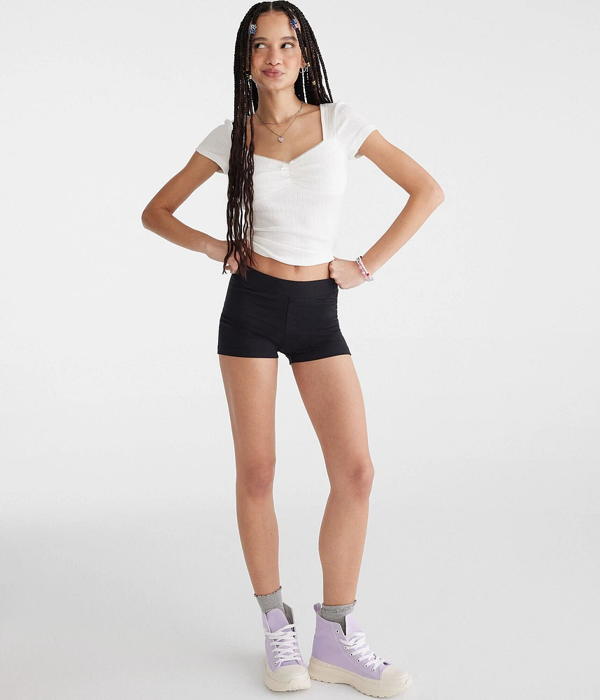 High-Waisted Booty Shorts