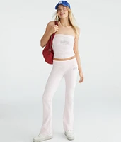 Los Angeles Fold-Over Graphic Tube Top