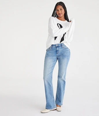 Curvy Mid-Rise Bootcut Jean