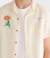 Short Sleeve Monte Carlo Linen Camp Shirt