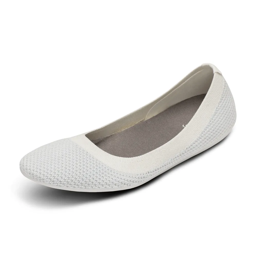 Allbirds Women's Tree Breezers - Blizzard (Blizzard Sole) | Bethesda Row