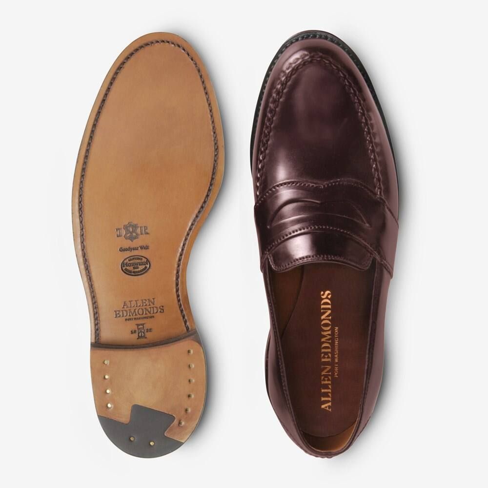 Randolph Shell Cordovan Penny Loafer