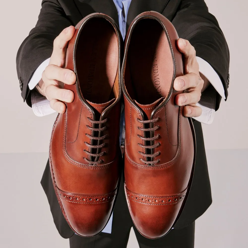 Fifth Avenue Cap-Toe Oxford Dress Shoe with Dainite Sole