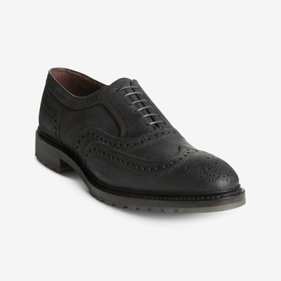 McTavish Wingtip Oxford Waxed Suede Dress Shoe