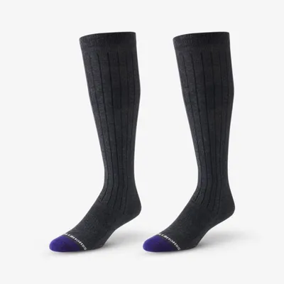 Over-the-calf Cotton Air Dress Socks