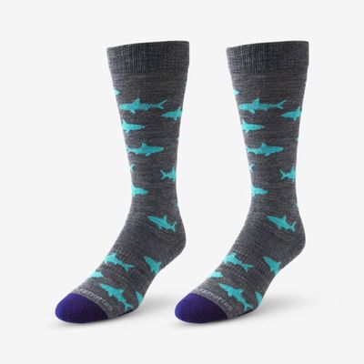 Shark Pattern Merino Cool™ Dress Socks 