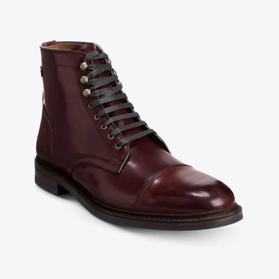 Landon Shell Cordovan Cap-toe Dress Boot