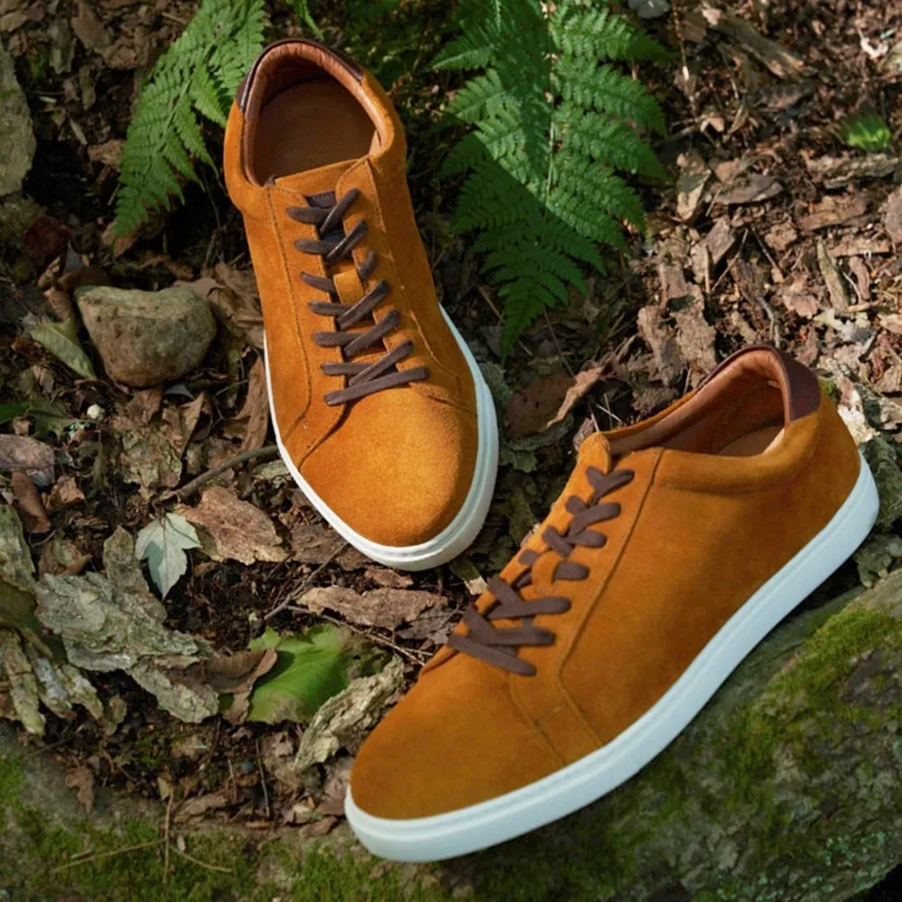 Courtside Suede Lace-up Sneaker