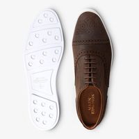 Strand Waxed Suede Oxford Sneaker
