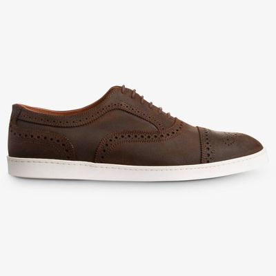 Strand Waxed Suede Oxford Sneaker