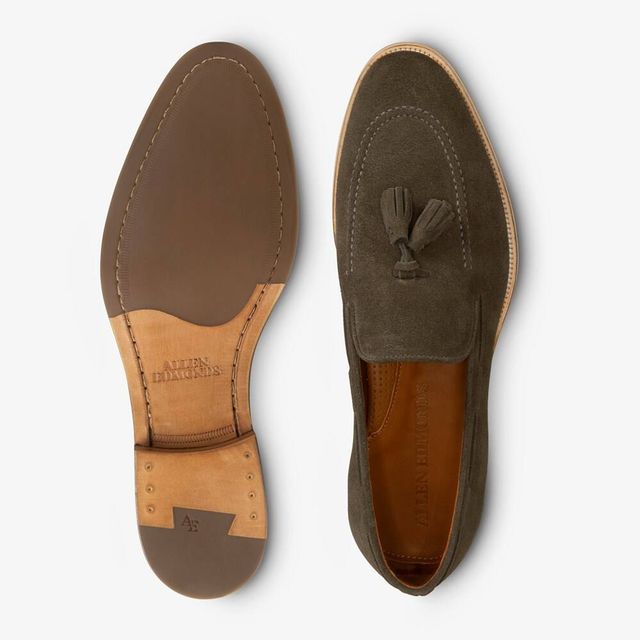 Allen Edmonds Lucca Suede Tassel Loafers Allen Edmonds Lucca Shoes 9 D Men main image 3