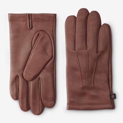 Cashmere Lined Leather Tech Gloves