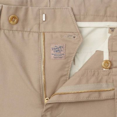 Straight Fit Travel Twill Pants