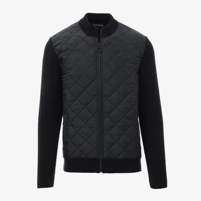 Barbour Diamond Quilted Full-zip Sweater