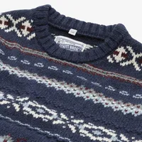 Schott® N.Y.C. Fair Isle Crewneck Sweater