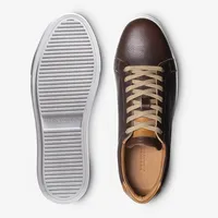 Courtside Football Grain Lace-up Sneaker