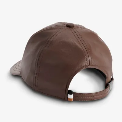 Leather Baseball Cap