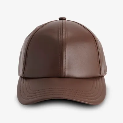 Leather Baseball Cap