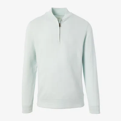 Billy Reid Pique Half-zip Sweater