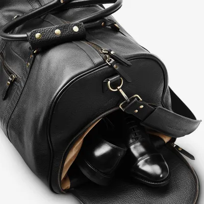 Leather Weekender