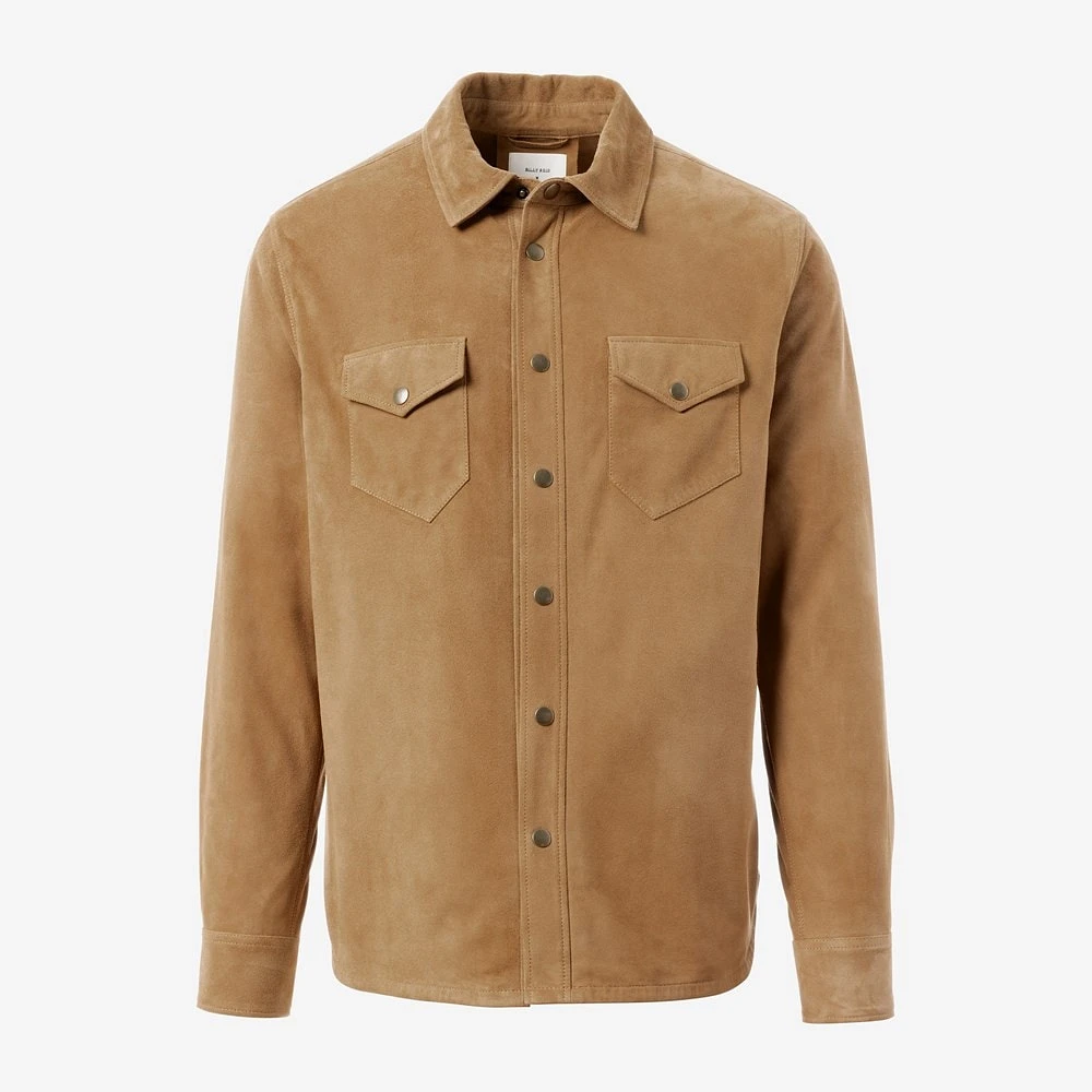 Billy Reid Savoy Suede Workshirt