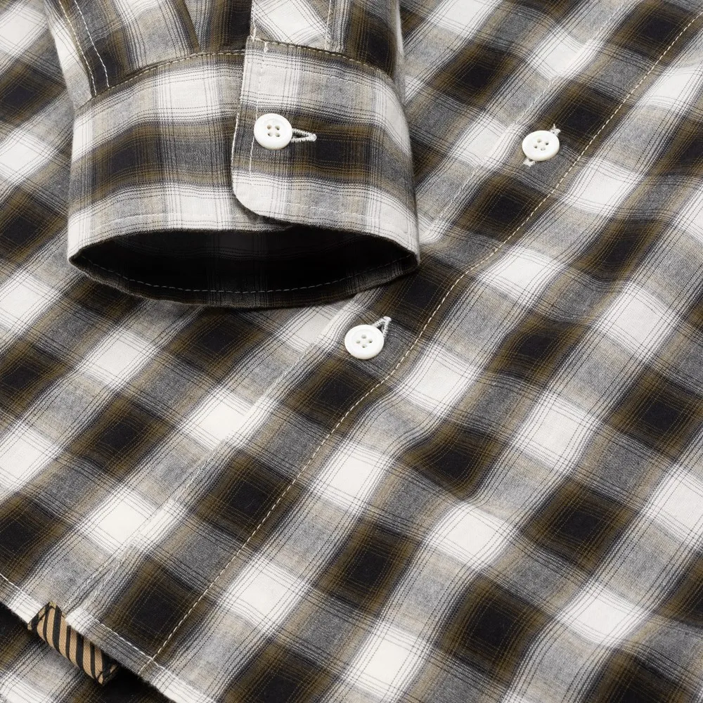 Billy Reid Shadow Plaid Tuscumbia Shirt