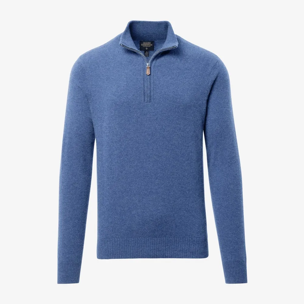 Cashmere Quarter-zip Sweater